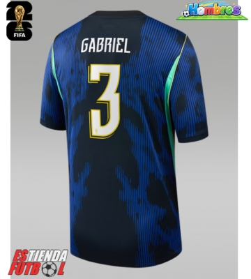 Brasil Gabriel Magalhaes #3 Segunda Equipación Mundial 2026 Manga Corta